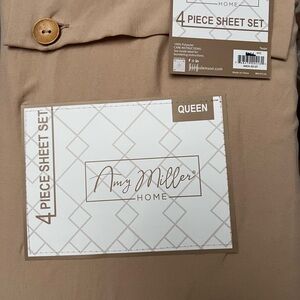Queen 4-Piece Sheet Set - Taupe